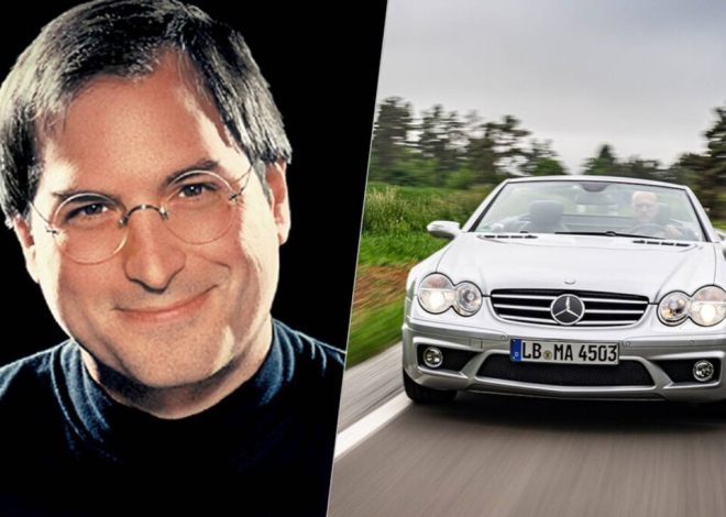 Steve Jobs cambiaba su Mercedes-Benz SL55 AMG de 120.000 dólares cada seis meses. Y todo se debía a la matrícula