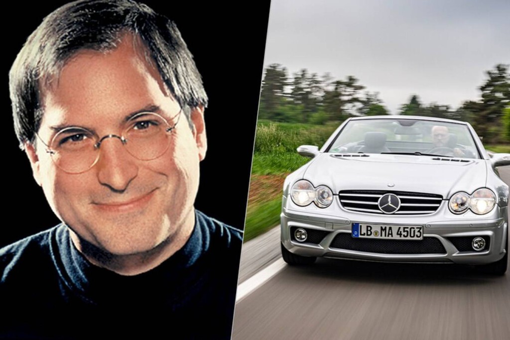 Steve Jobs cambiaba su Mercedes-Benz SL55 AMG de 120.000 dólares cada seis meses. Y todo se debía a la matrícula