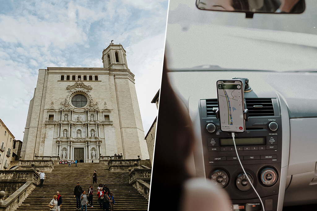 Girona ha logrado descongestionar su centro histórico copiando un truco de Barcelona: borrarse de Google Maps